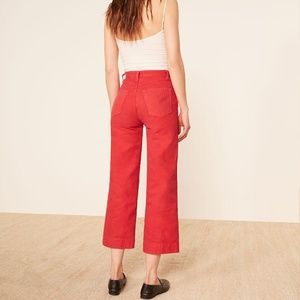 Reformation - Chevy Pant in Cherry Size 27